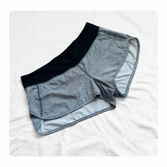 ★ Lululemon Speed Up Short Long Updated Fit - Heather Lux Multi Black ★ - Picture 8 of 17